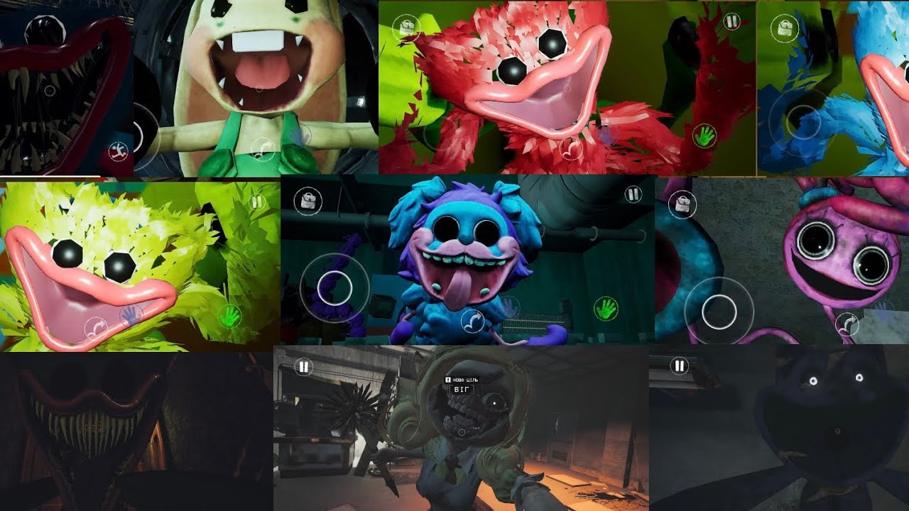 Poppy Plytime all jumpscares Chapter 1-3