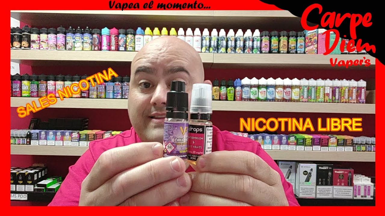 &iquest;Que son las SALES DE NICOTINA? VS &iquest;QUE SON LOS ELIQUID? / Explicado facil!!!!!!!