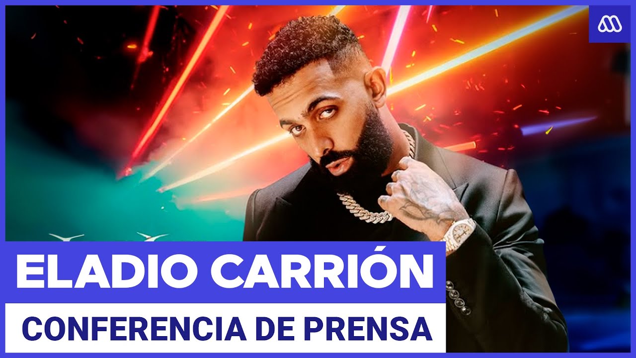 Eladio Carrión en conferencia de prensa - Festival de Viña del Mar 2025