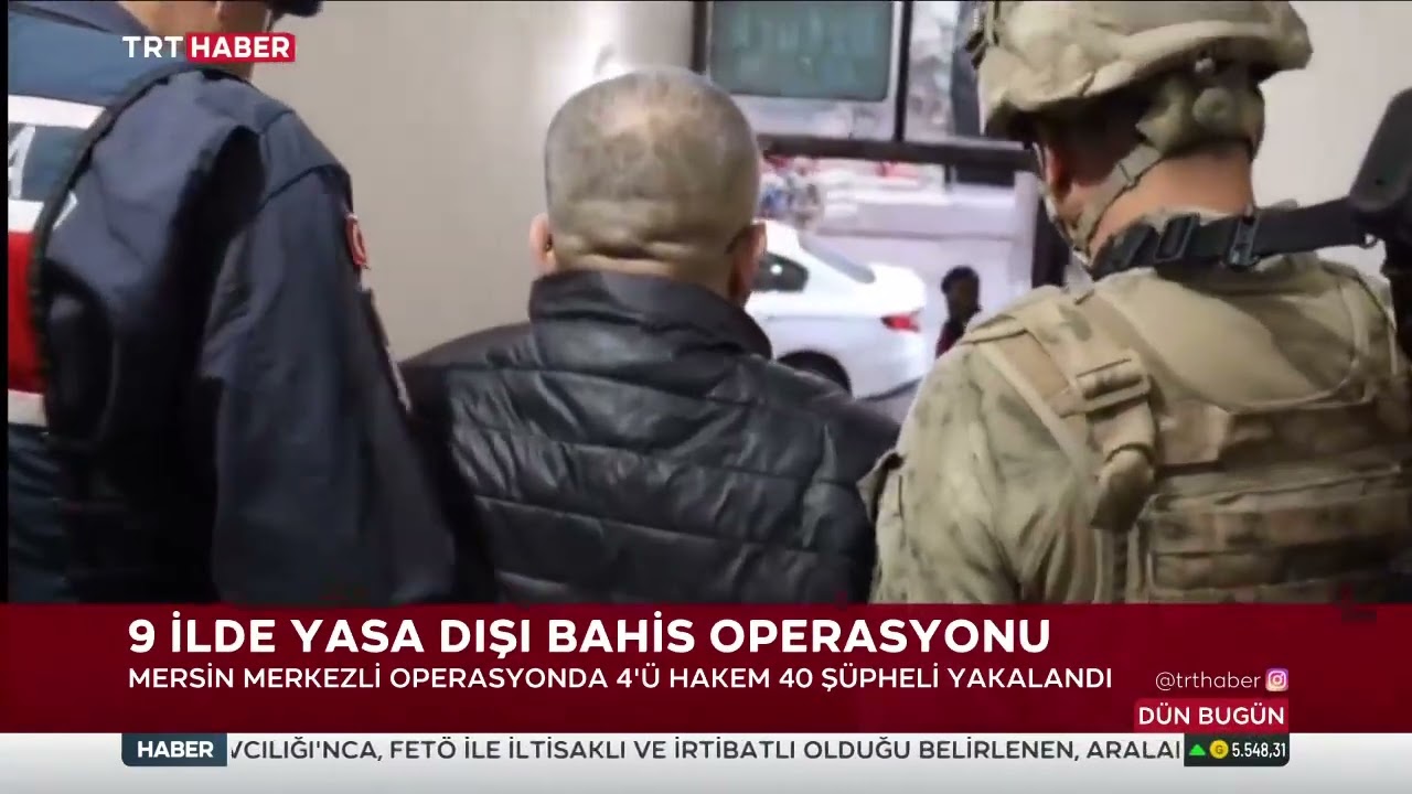 MERSİN MERKEZLİ 9 İLDE YASA DIŞI BAHİS OPERASYONU