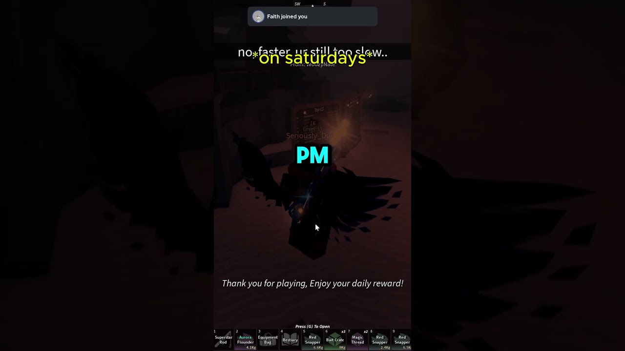 when is the admin abuse in fisch roblox (what time is it)