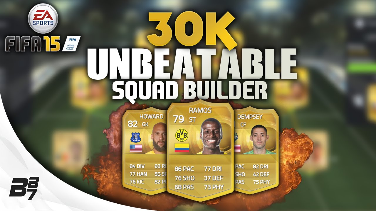 CHEAP 30K UNBEATABLE TEAM w/ RAMOS! | FIFA 15 Ultimate Team Squad Builder