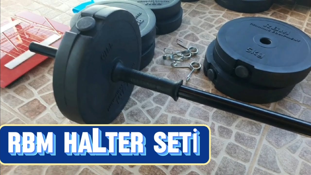 RBM 68kg halter ve dambıl seti..