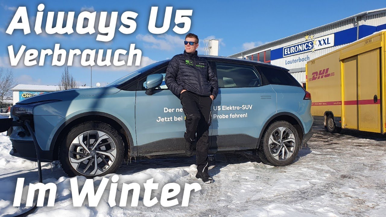 Aiways U5 - Verbrauch im Winter - Primär Autobahn