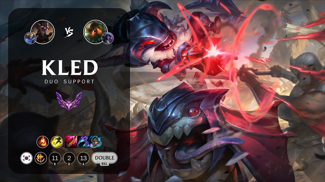Kled Support vs Nautilus - KR Master Patch 14.2