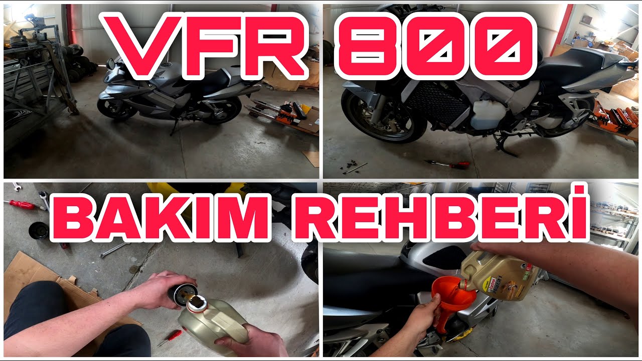 VFR800 Yağ Bakımı Yapmak | Kendin Yap (DIY)