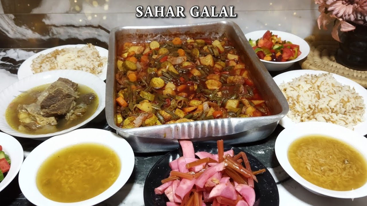 أحلى فطار في الزحمة 🙆تورلي مشكل🥕🌶️ ولحمة🥩 دايبة في قلب الشوربة♥️