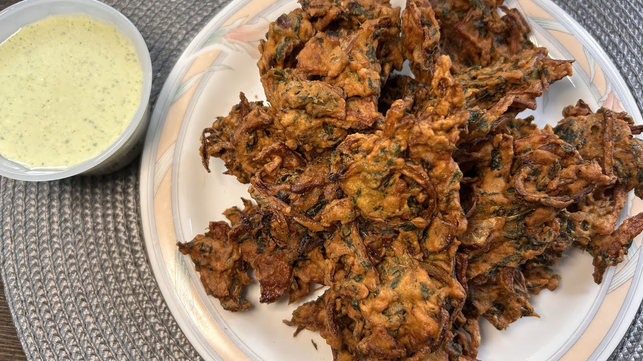 Crispy & Crunchy Spinach Pakora Recipe | کرنچی پکوڑا بنانے کا آسان طریقہ