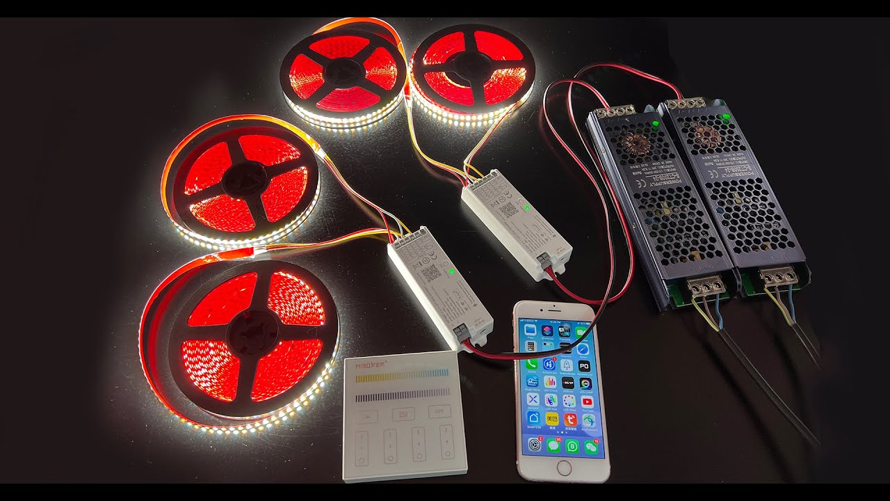How to Connect 100Ft CCT LED Strip Lights For Living Lighting