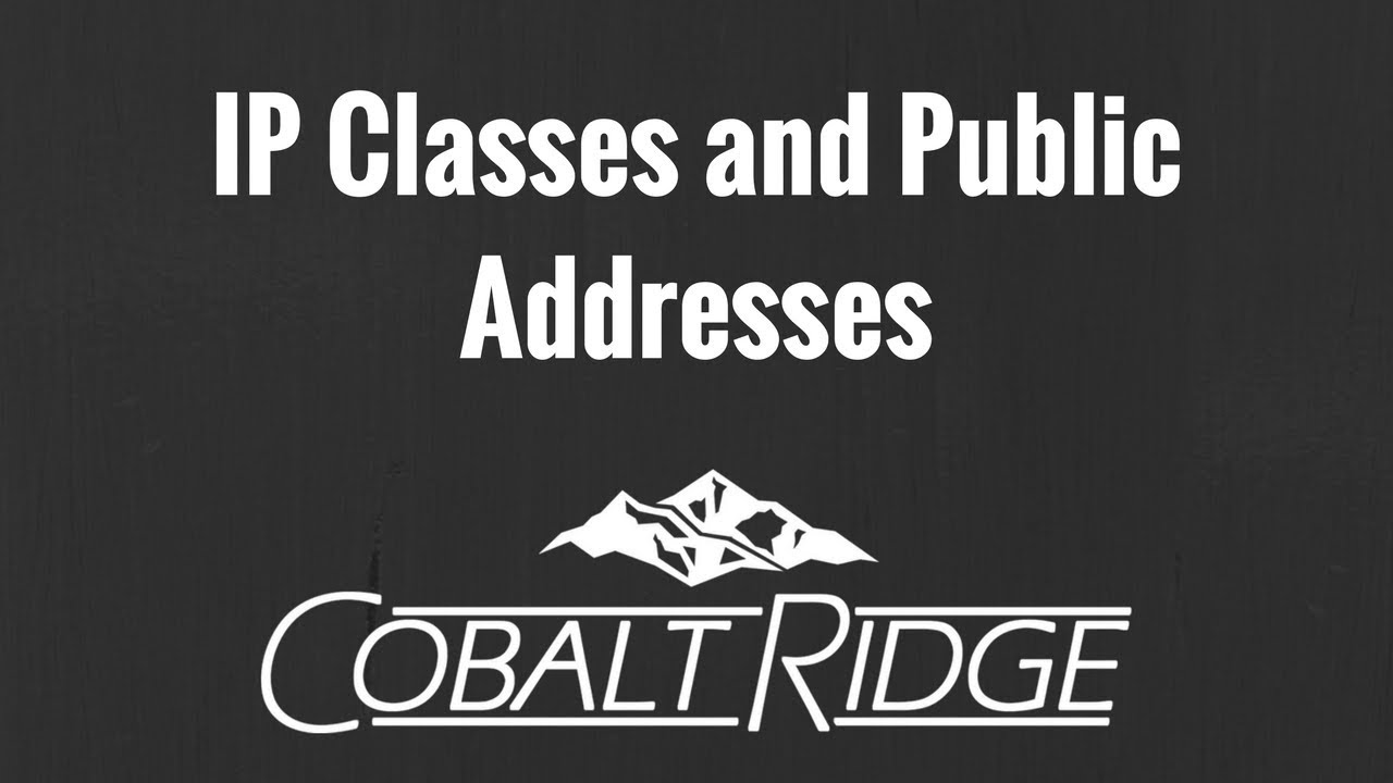 Simple Concepts: IP Class System and Public IP Addresses