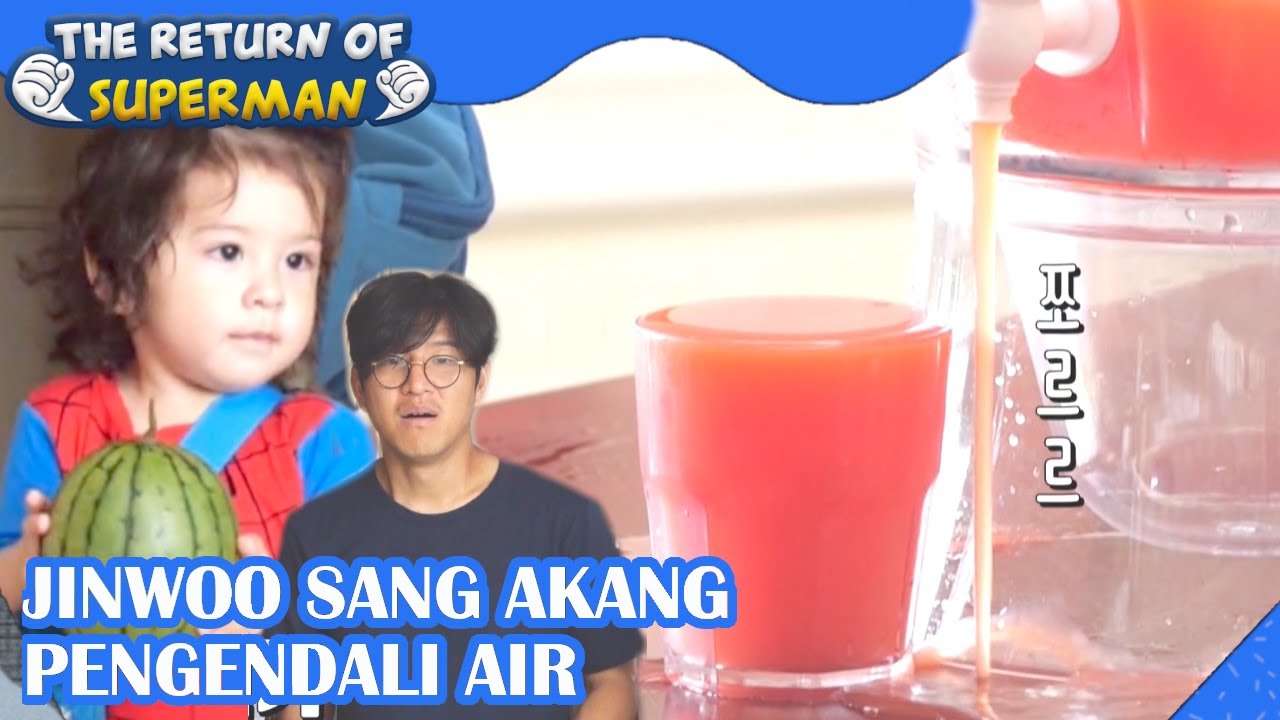 Jinwoo Sang Akang Pengendali Air |The Return of Superman |SUB INDO|210808 Siaran KBS WORLD TV|