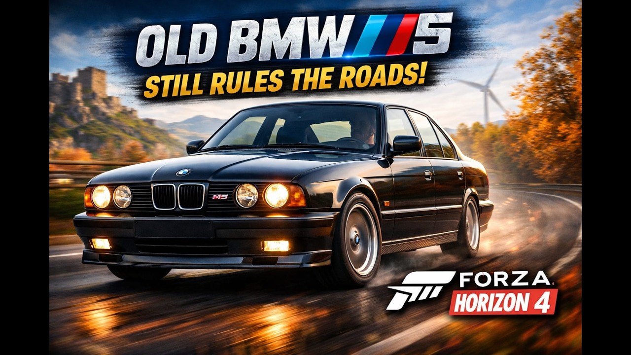 Classic BMW M5 Cruising in Forza Horizon 4