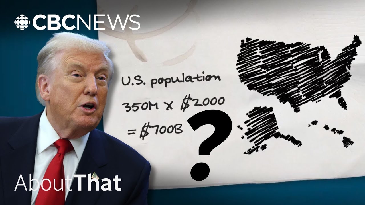 The impossible math behind Trump's $2,000 tariff rebate plan | About That