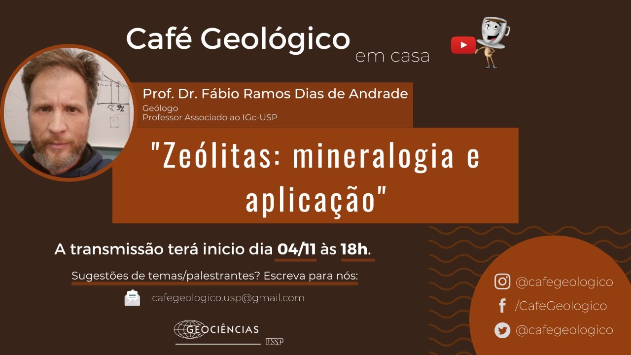 #cafegeologicoemcasa - “Zeólitas: mineralogia e aplicação