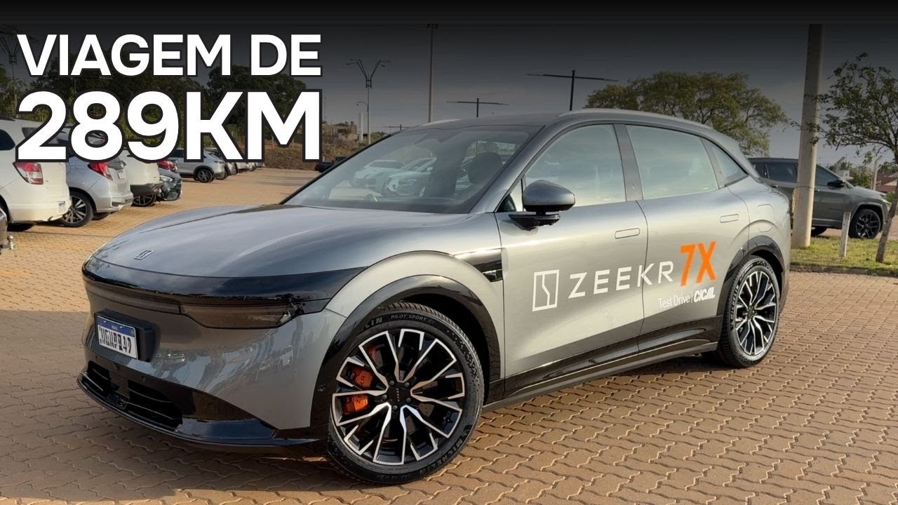 Zeekr 7X: 1ª viagem em família sem recarga e autonomia que impressiona