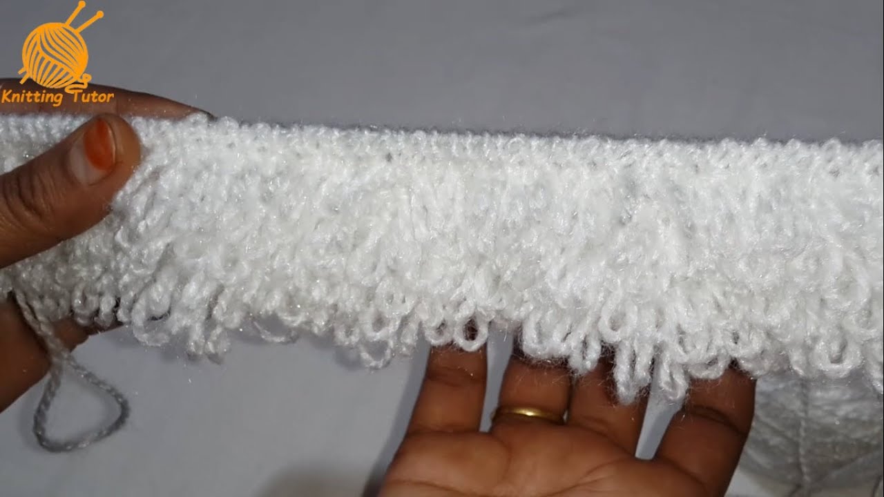 256- Loop Stitch | Knitting Pattern | Hindi