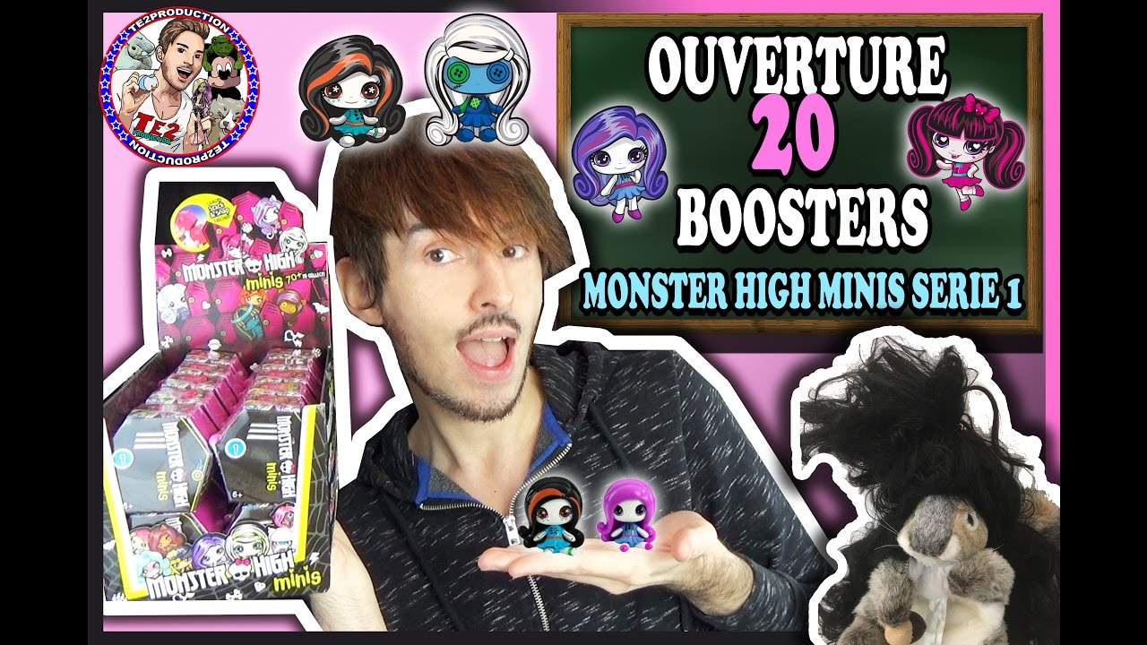 OUVERTURE 20 BOOSTERS MONSTER HIGH MINIS SERIES 1