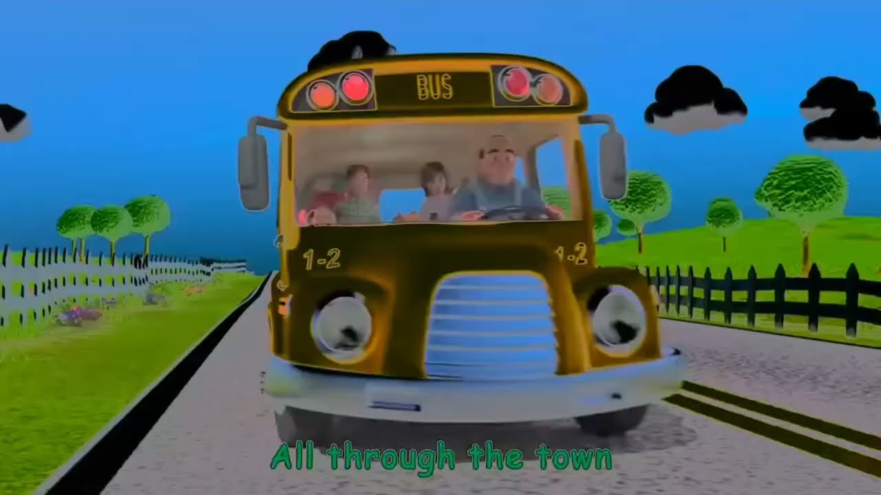 The Wheels On The Bus Go Round In The City 🚌 Intro Logo (Sponsored by: Preview 2 Effects)