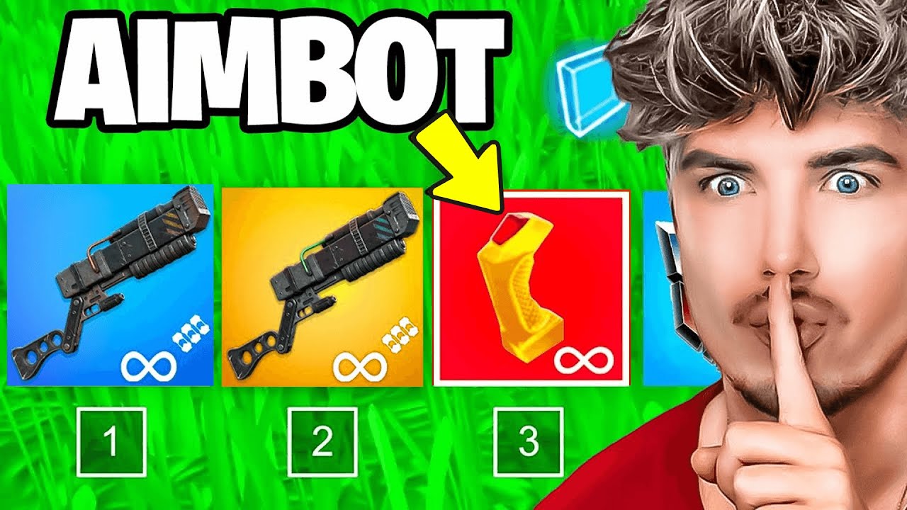 Die *AIMBOT HACKER* LASER CHALLENGE in Fortnite... (Mit Fallout Waffe)