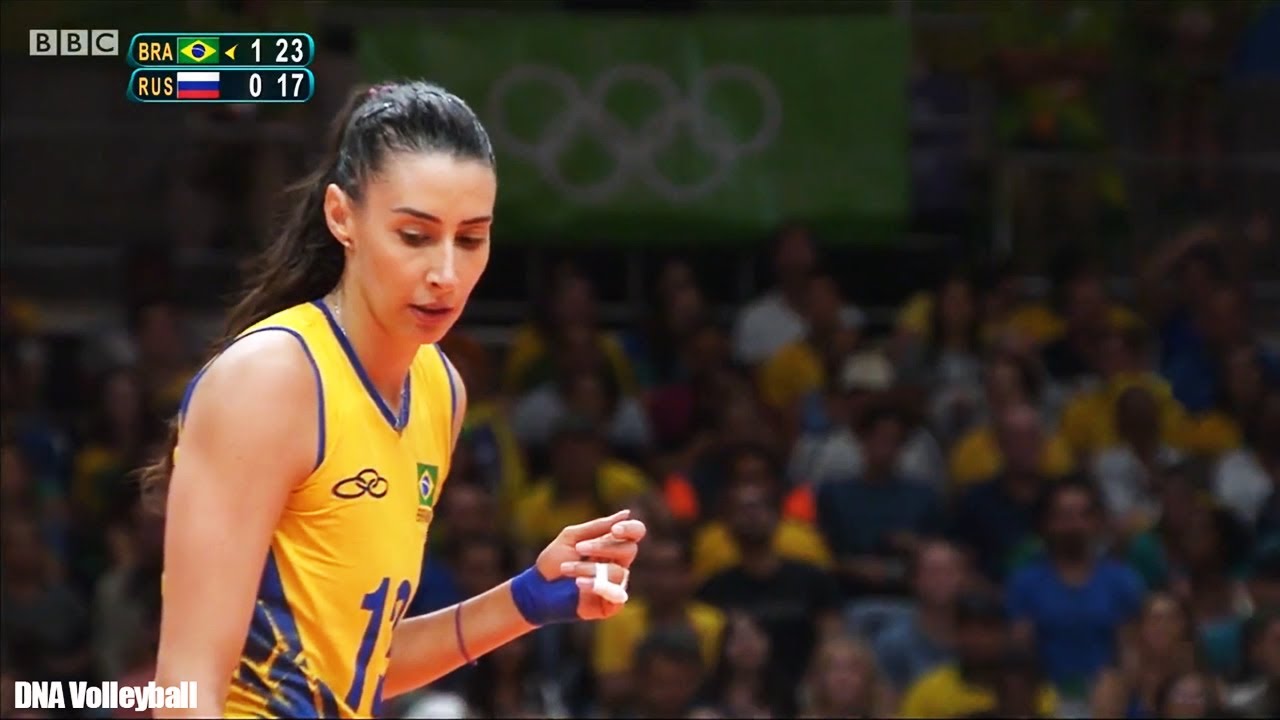 เชลล่า คาสโตร vs รัสเซีย โอลิมปิก 2016 Sheilla Castro vs russia volleyball olympics