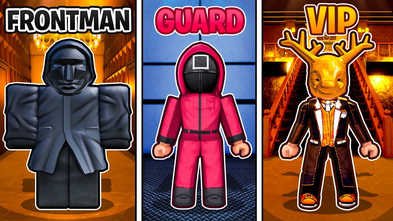 We played as different roles in Squid Game! | Roblox
