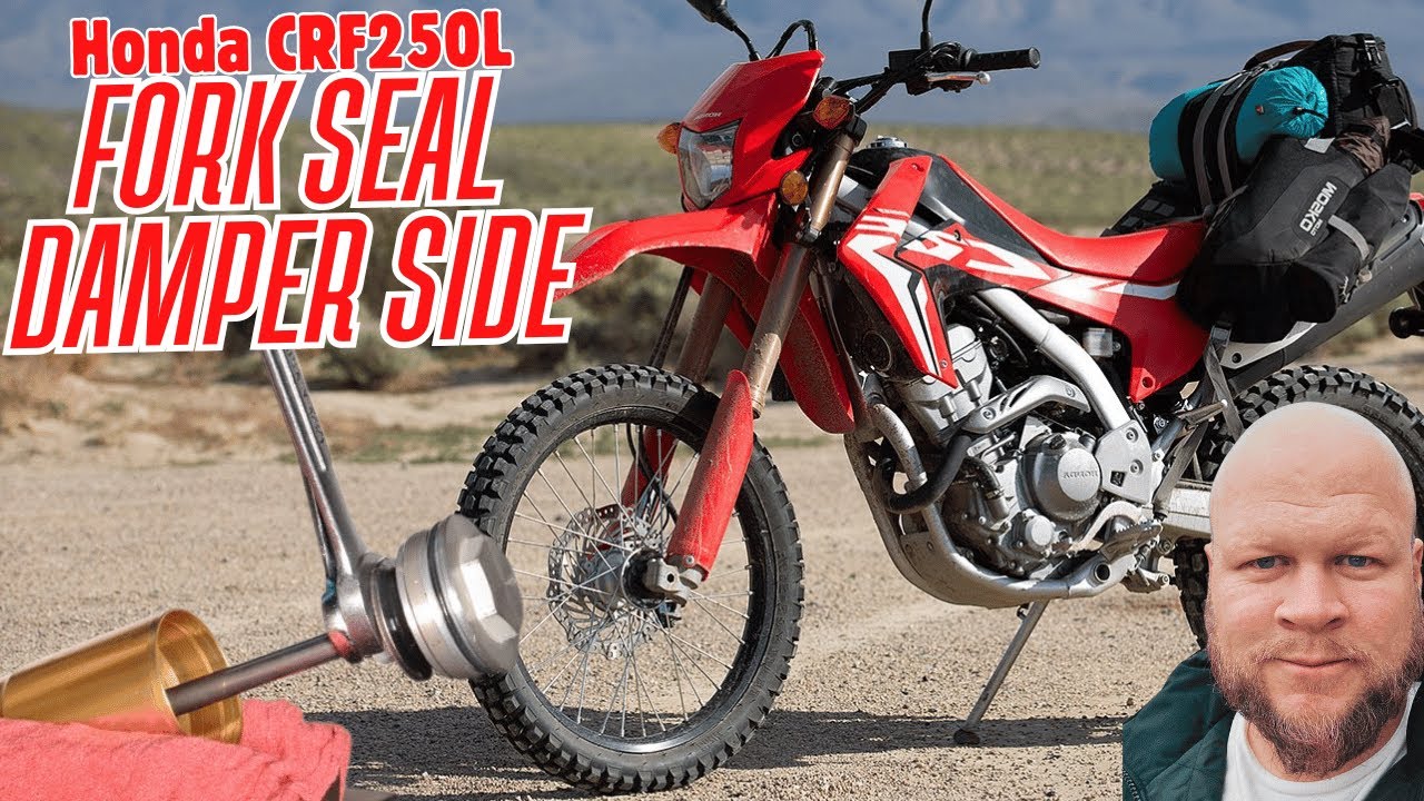 Honda CRF250L CRF300L - Fork Seal Replacement - Damper Side