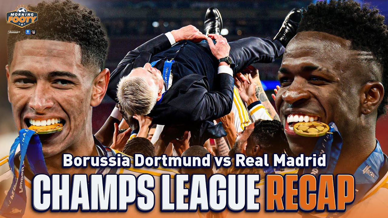 UCL Final RECAP: Is Carlo Ancelotti the BEST manager ever? | Morning Footy | CBS Sports Golazo