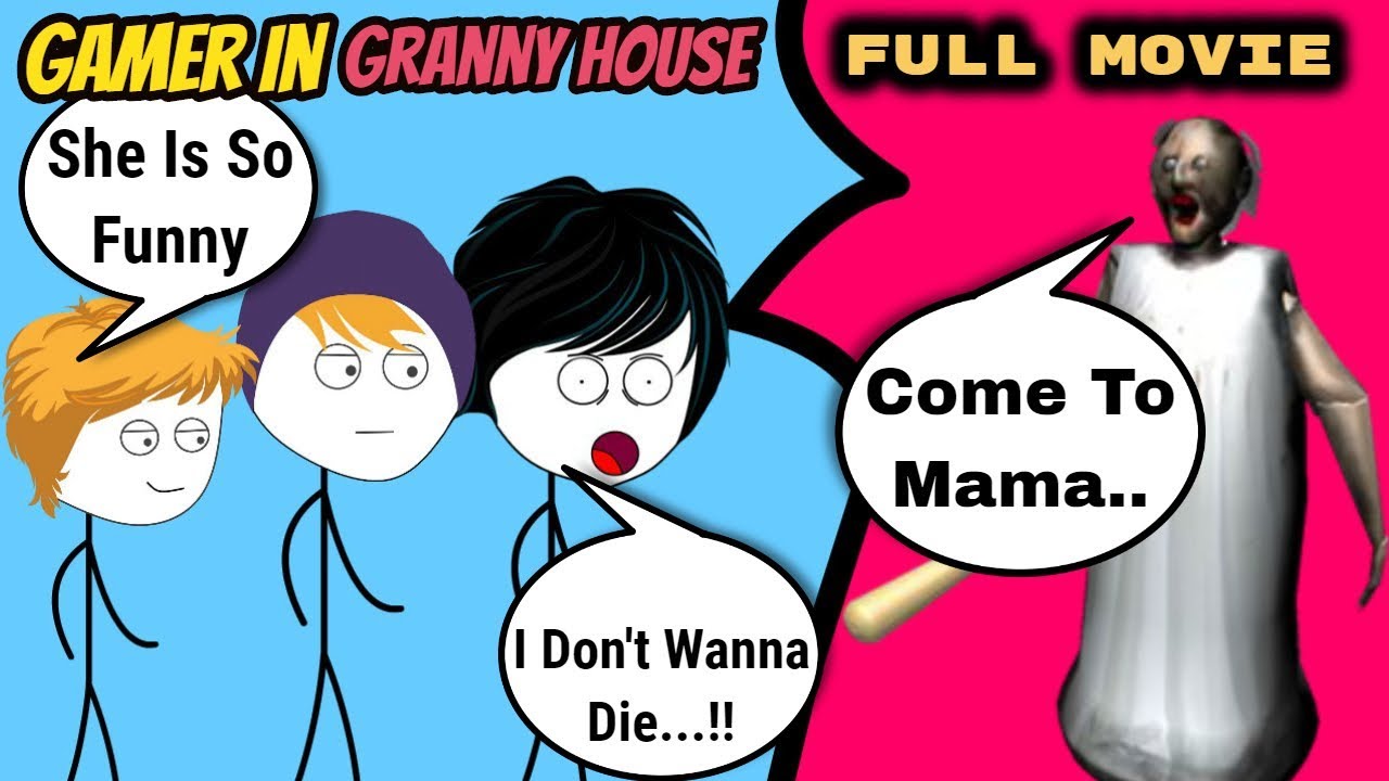 When A Gamer Goes To Granny House | Full Movie | Granny Animation