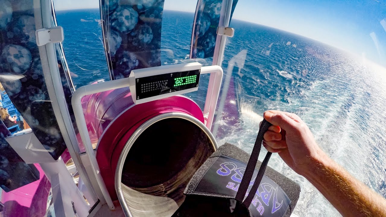 The Ultimate Abyss onboard Symphony of the Seas - The Tallest Slide at Sea