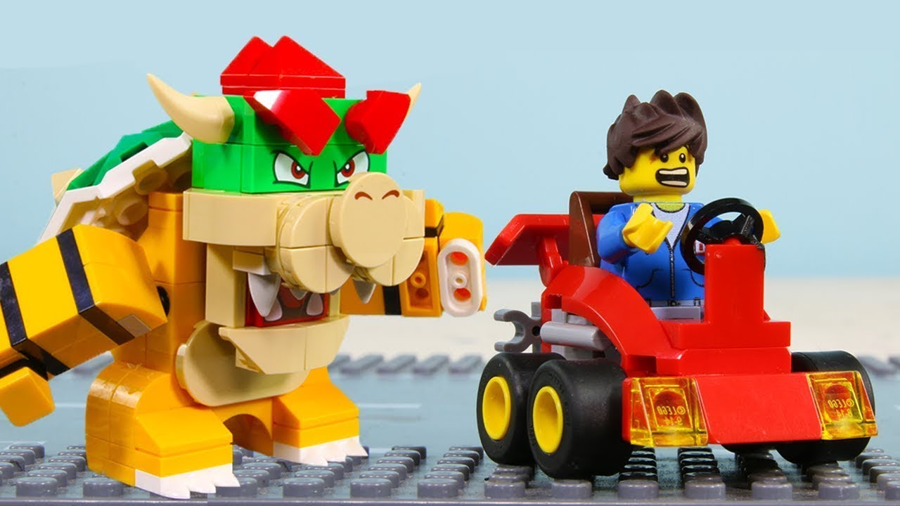 LEGO Experimental Bowser Hammer Truck! Mario gegen Bowser | Billy Bricks | WildBrain Deutsch