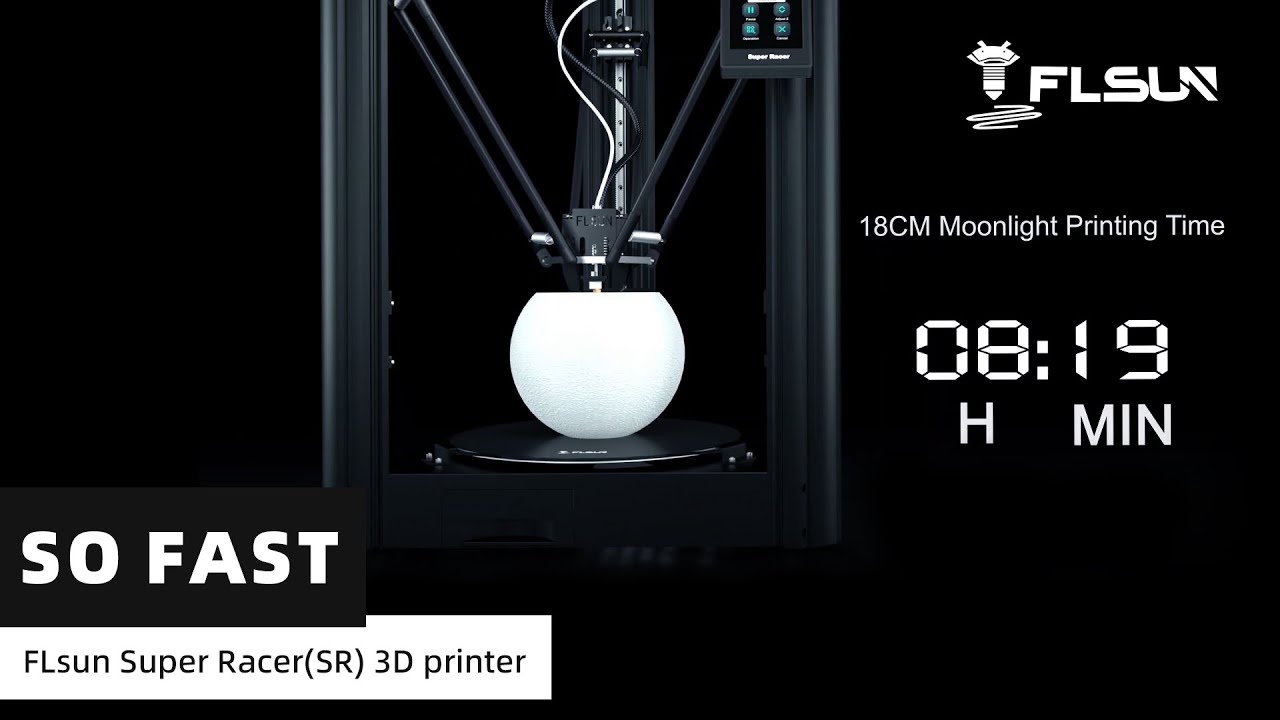 FLsun Super Racer(SR) 3D printer&mdash;&mdash;So Fast