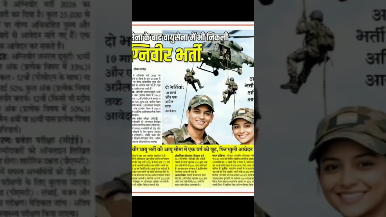 अग्निवीर फॉर्म स्टार्ट #वायरल #नौकरी