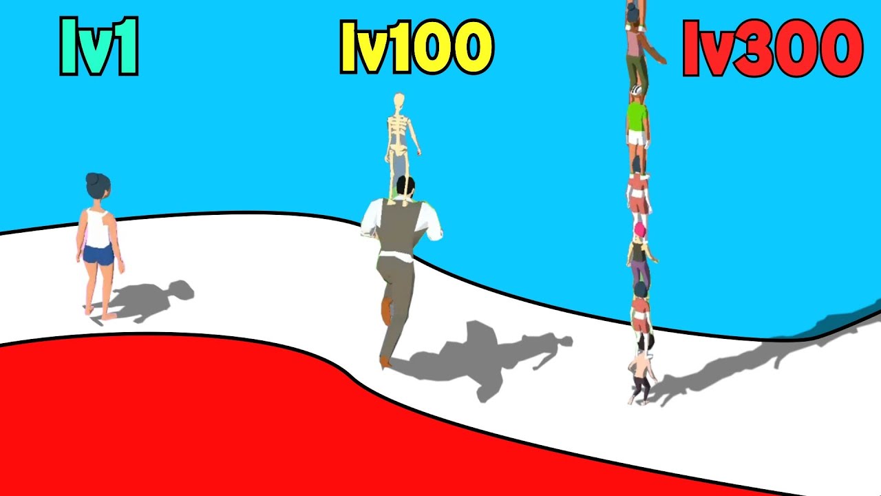 Tower Run All levels 200 - 300 MAX LEVEL WORLD RECORD - Who will beat me?
