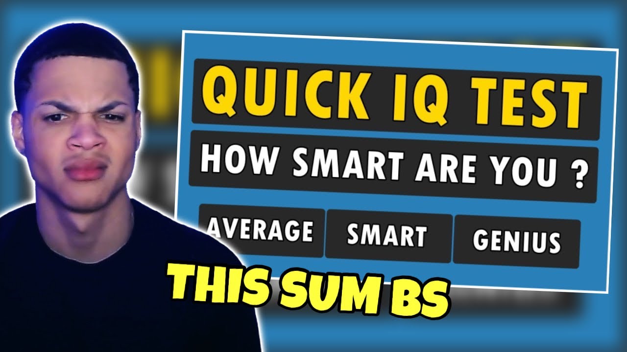 I Took An IQ Test For Geniuses Only...