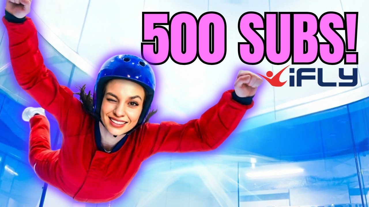 I Promised This at 500 Subs… So, I Did It | iFly Indoor Skydiving