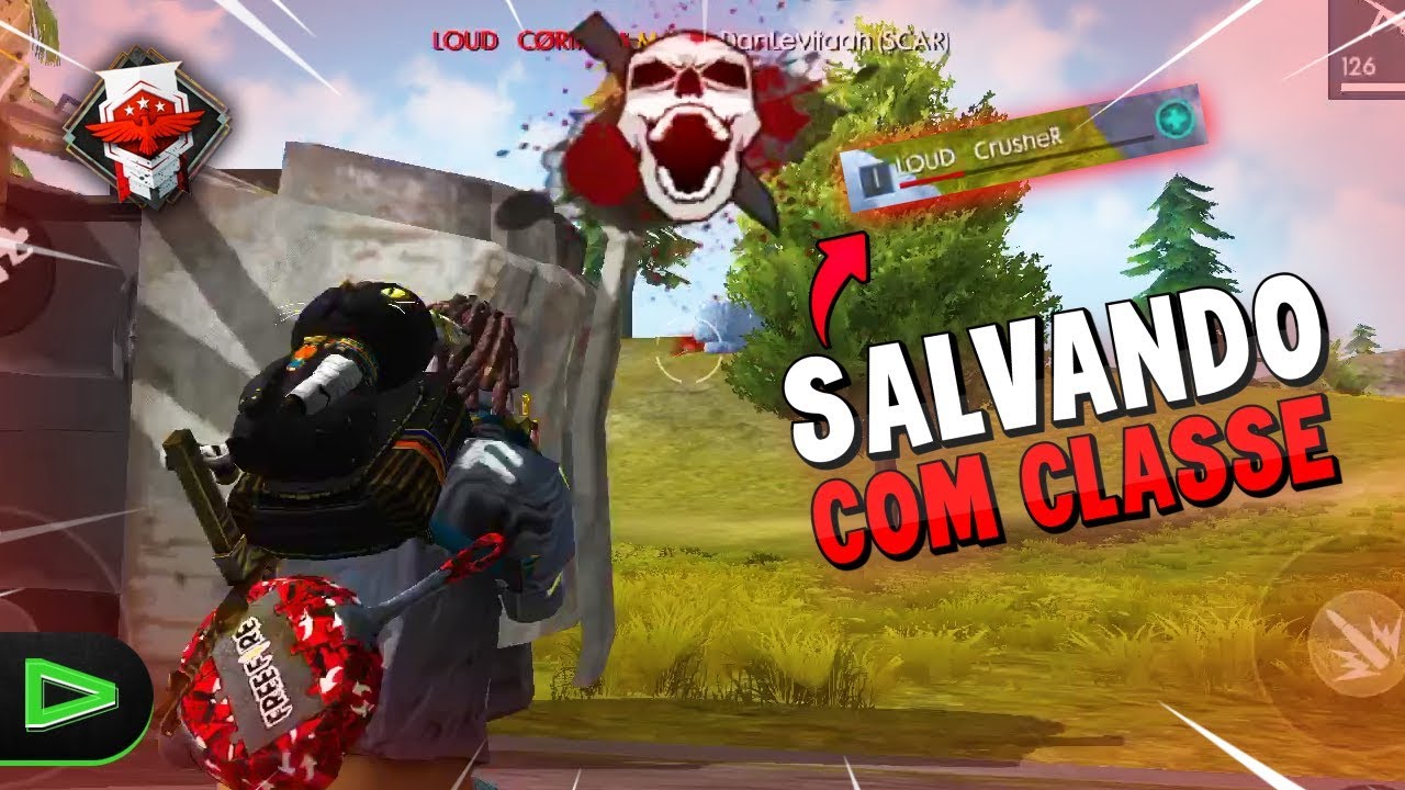 LIMPAMOS METADE DO MAPA NO FREE FIRE!!! PARTIDA DUO VS SQUAD FT. CRUSHER
