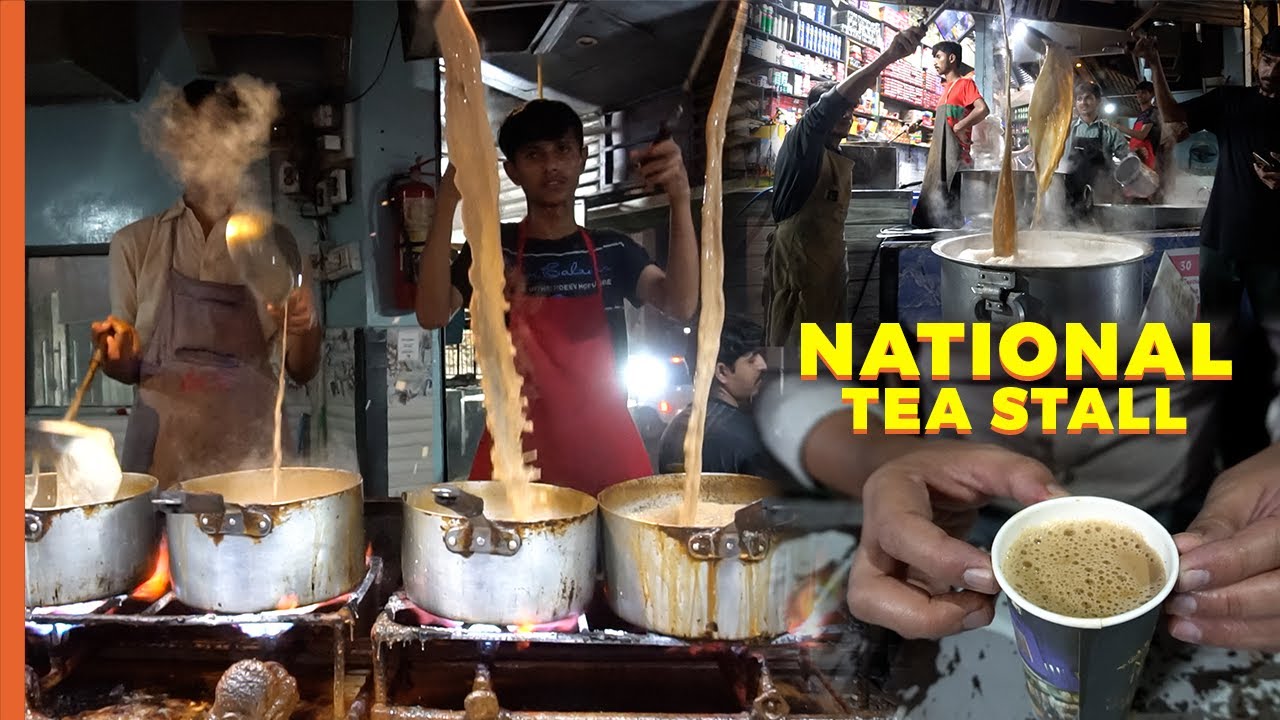 Pakistan Most Famous Tea Stall Of Sialkot | National Tea Stall Sialkot | Sialkot Street Food