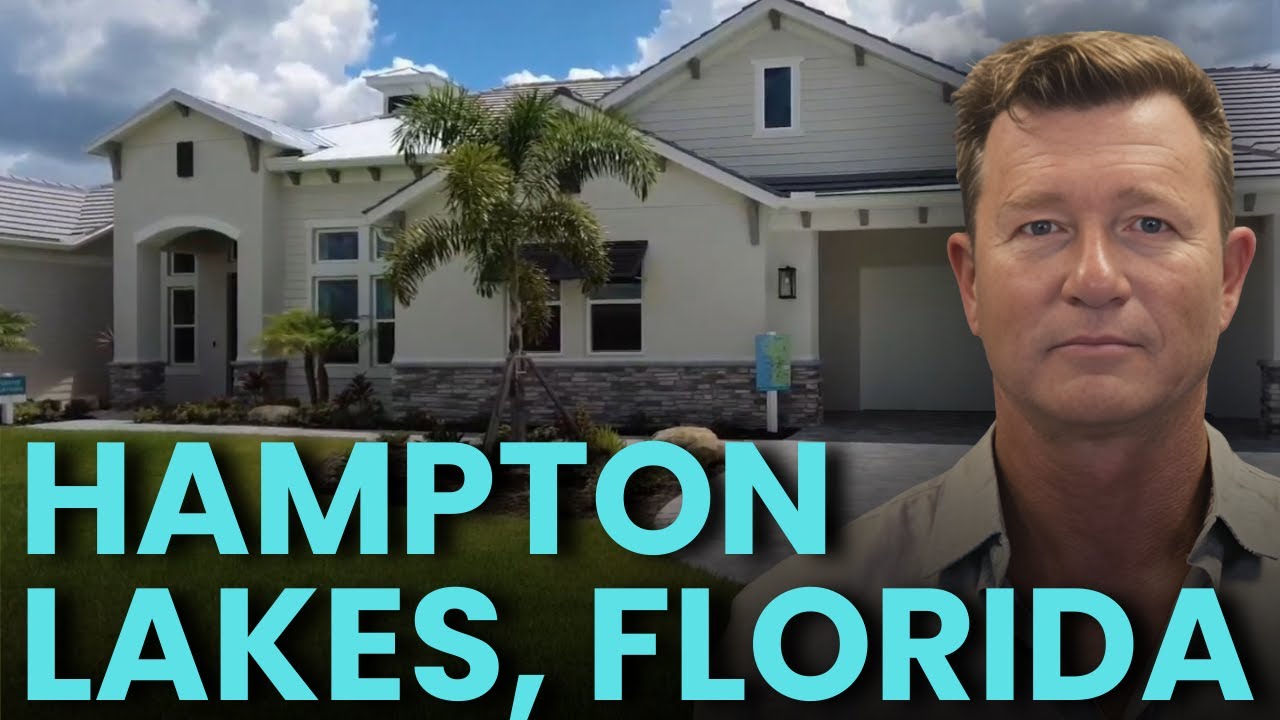 Hampton Lakes Sarasota FL Home Tour | Large Lots & Luxury Living