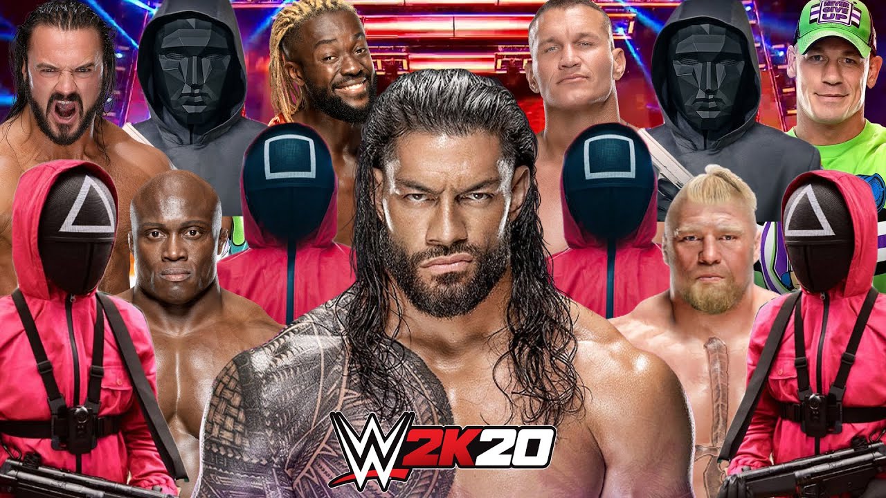 WWE SQUID GAME ROYAL RUMBLE | WWE 2K20 Gameplay