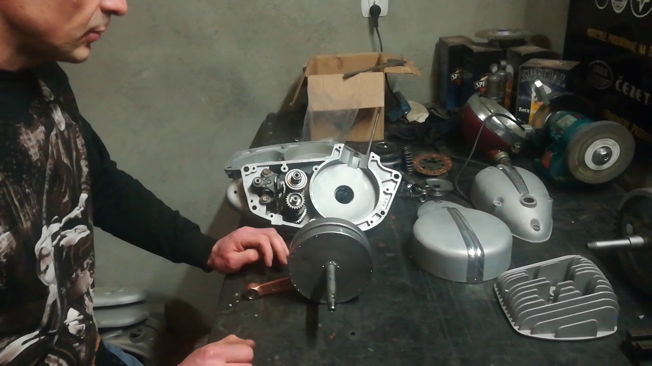 Remont silnika WSK 125