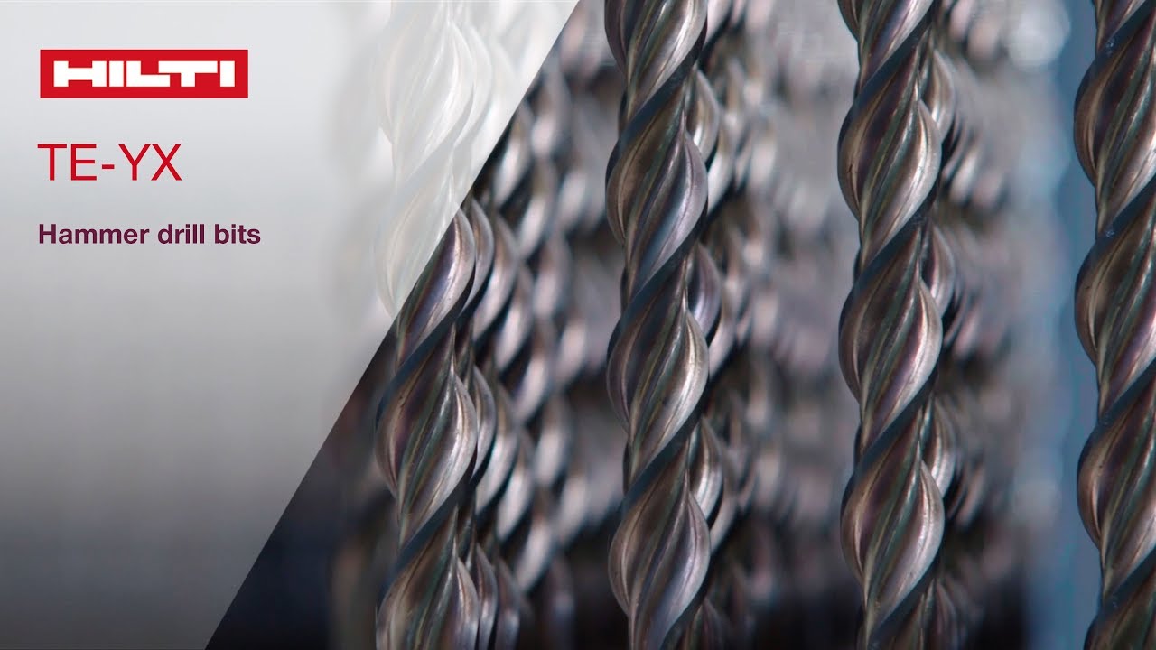 INTRODUCING Hilti TE-YX new generation hammer drill bits