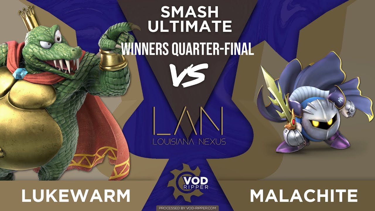 Lukewarm (King K. Rool) vs malachite (Meta Knight) - Winners Quarter-Final - LA Super Nexus VII