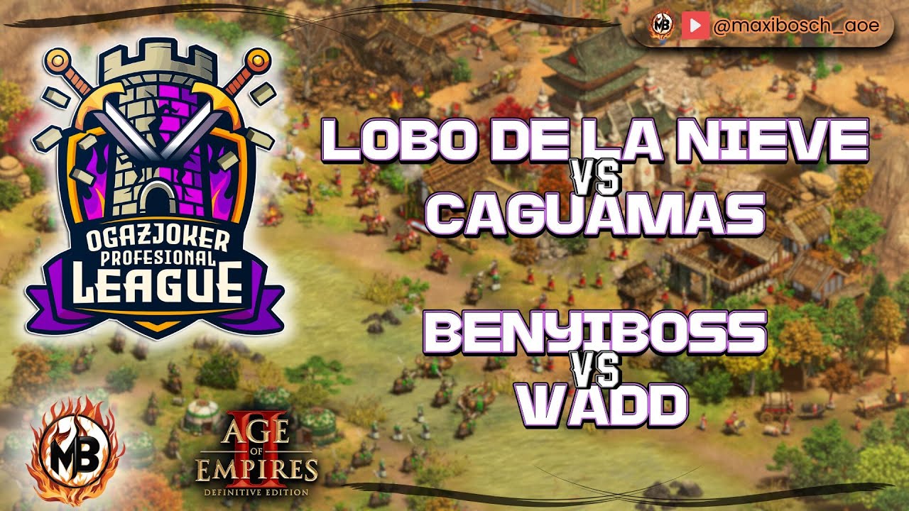 🏆OgazJoker Profesional League🏆🔶- Lobo vs Caguamas -- BenyiBoss vs Wadd -🔶