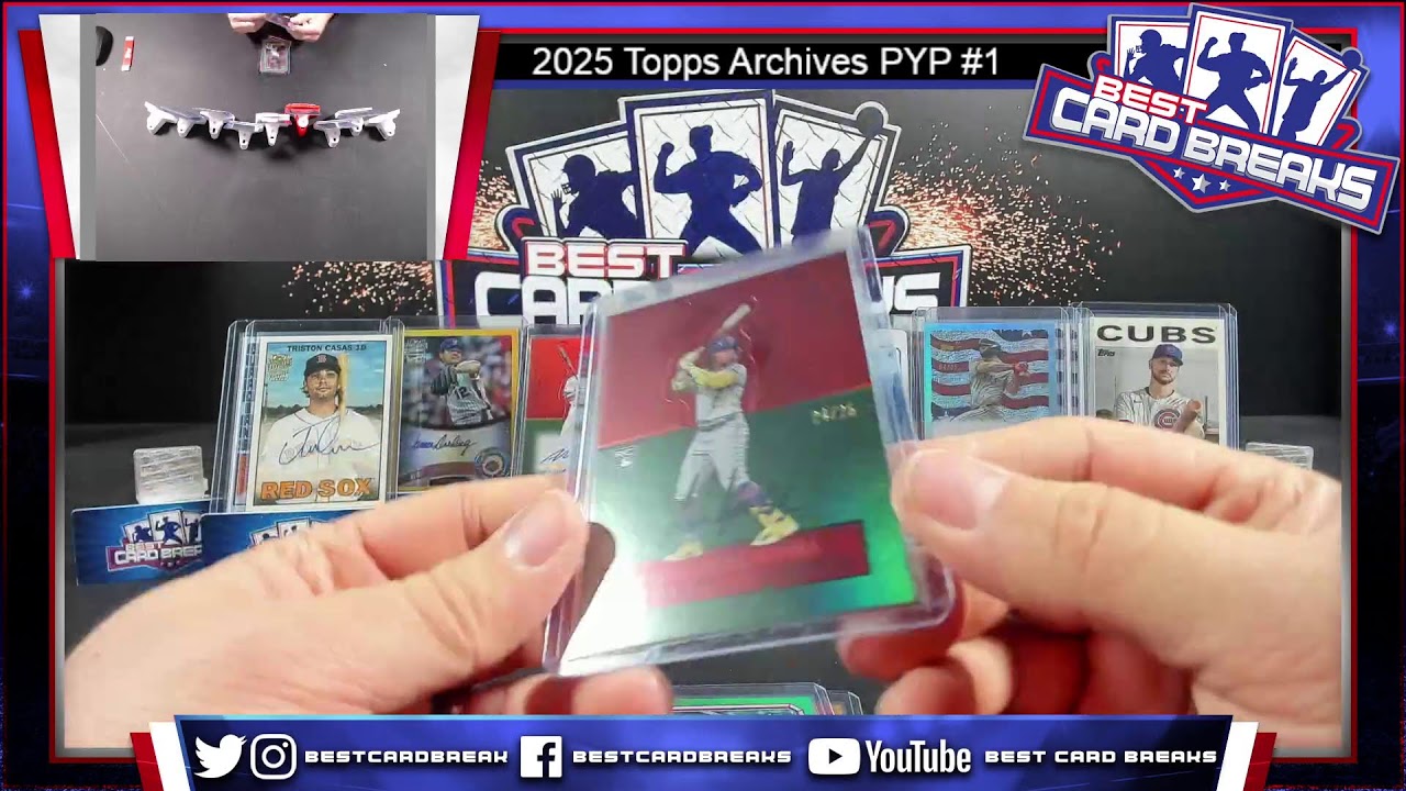 EBAY - 2025 Topps Archives Baseball 10 Box Case Break PYP #1 - 12/13/25
