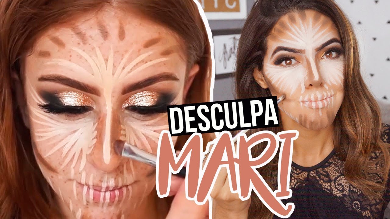 TENTEI IMITAR A MAKE MAIS PH%#DA DA MARI MARIA