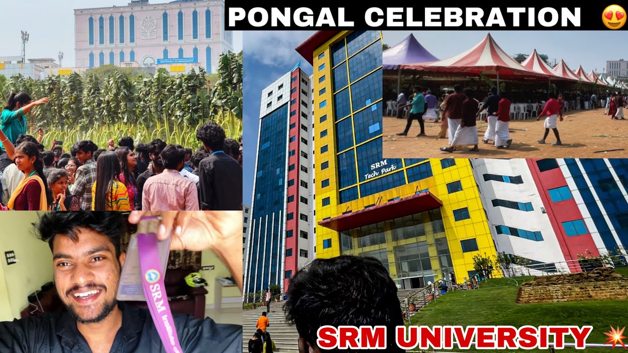 🔥SRM COLLEGE PONGAL CELEBRATION 😍|| VISITING AFTER LONG TIME🥺 || MEMORIES ❤️|| UNKNOWNRIDER 