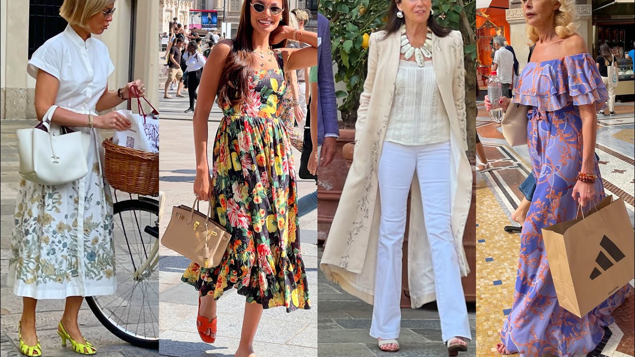 SUMMER 2024 MILAN STREET FASHION | UNIQUE ITALIAN SUMMER OUTFITS STYLE & ITALIAN FASHION VLOG