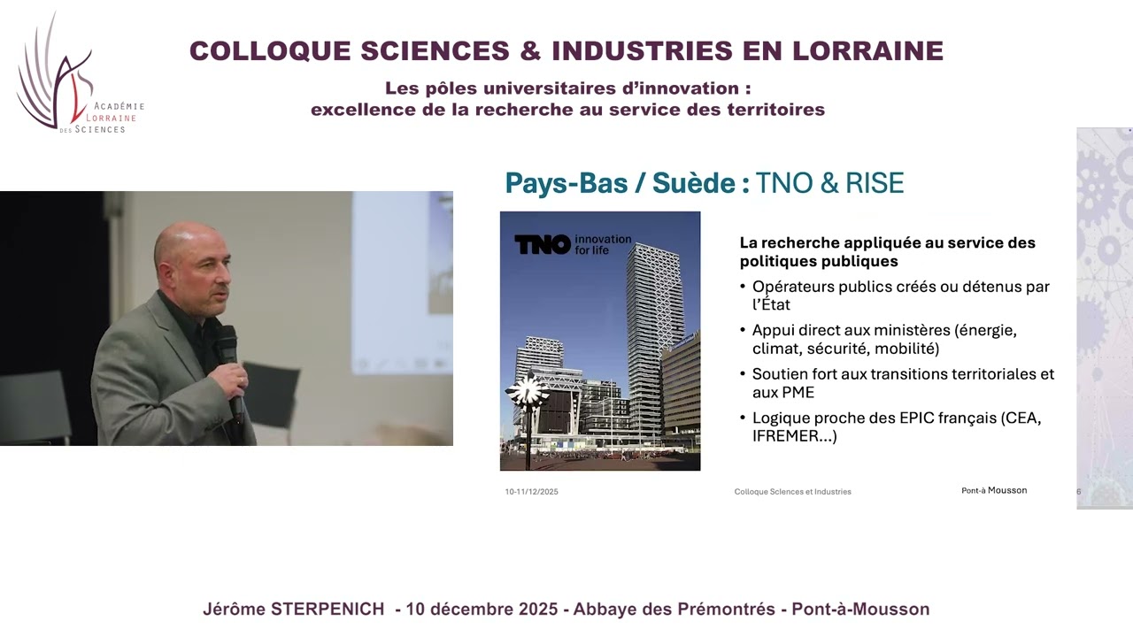 Jérôme Sterpenich - Les pôles universitaires d’innovation
