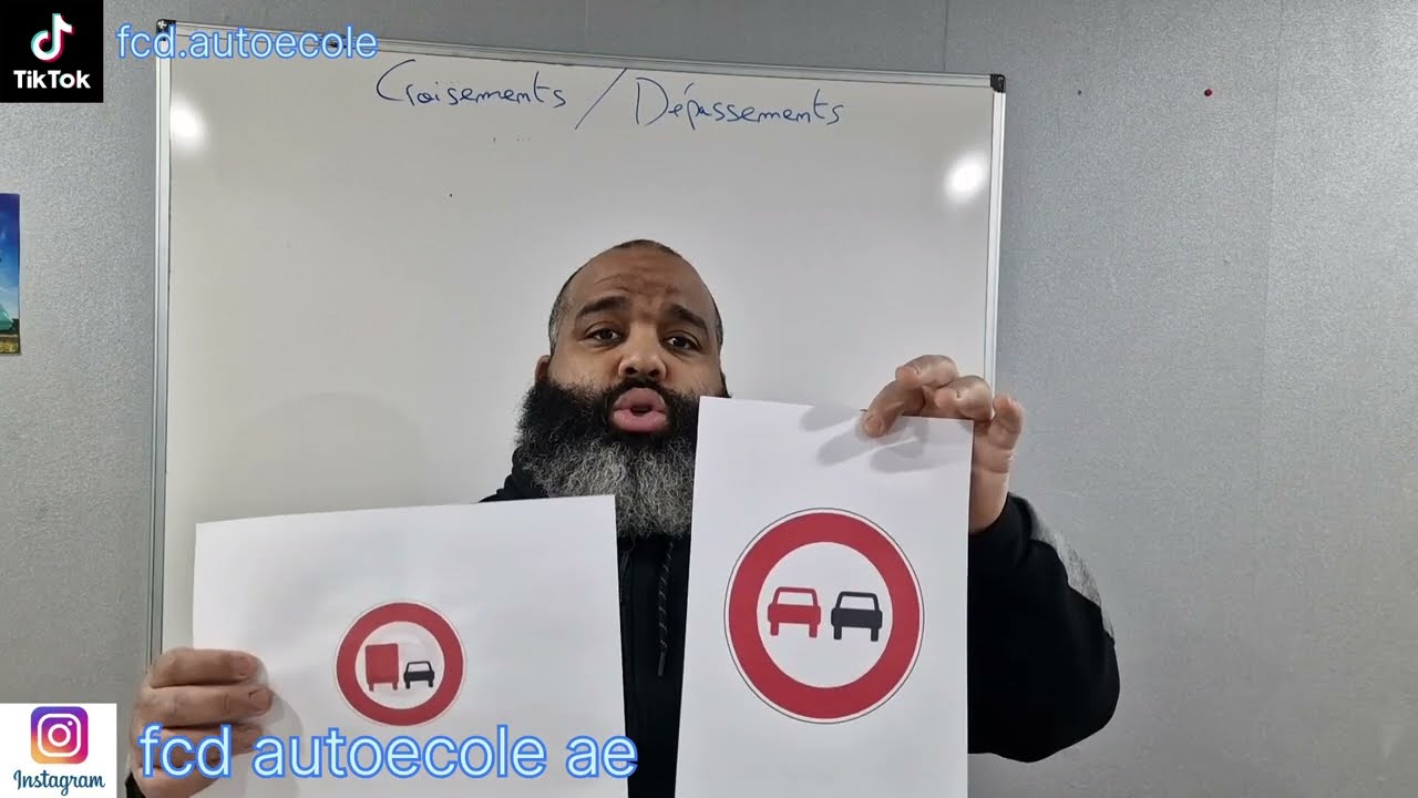 Cours de code sur : CROISEMENTS ET DÉPASSEMENTS (2023)