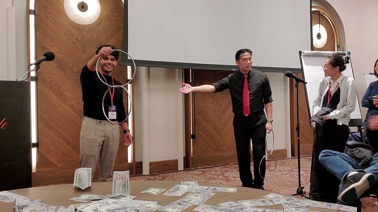 Linking Rings Magic Illusion Lesson - Stanford Biomedical Data Science Retreat 2024